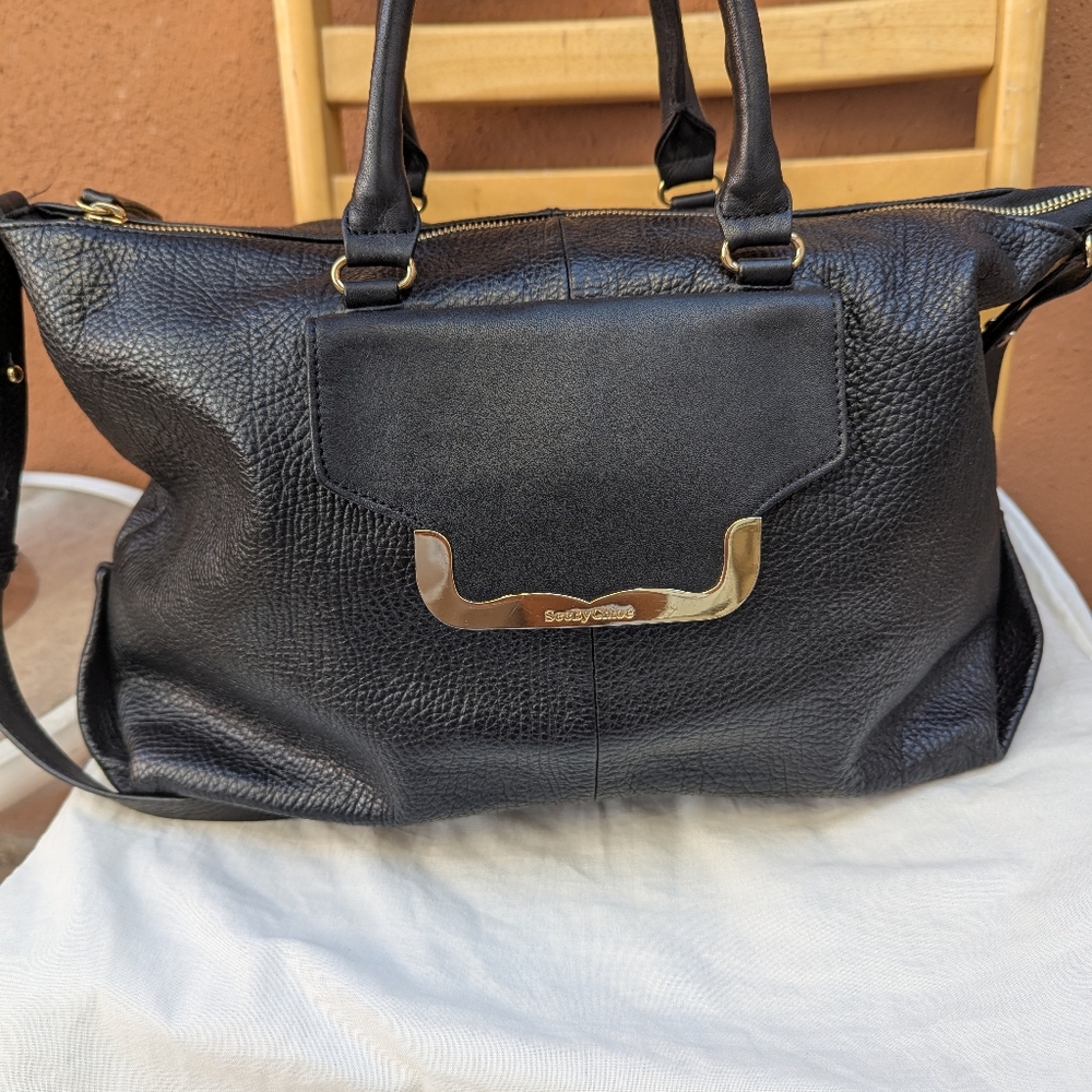 See By Chloe Black Leather Tote Bag - Picture 6 of 14